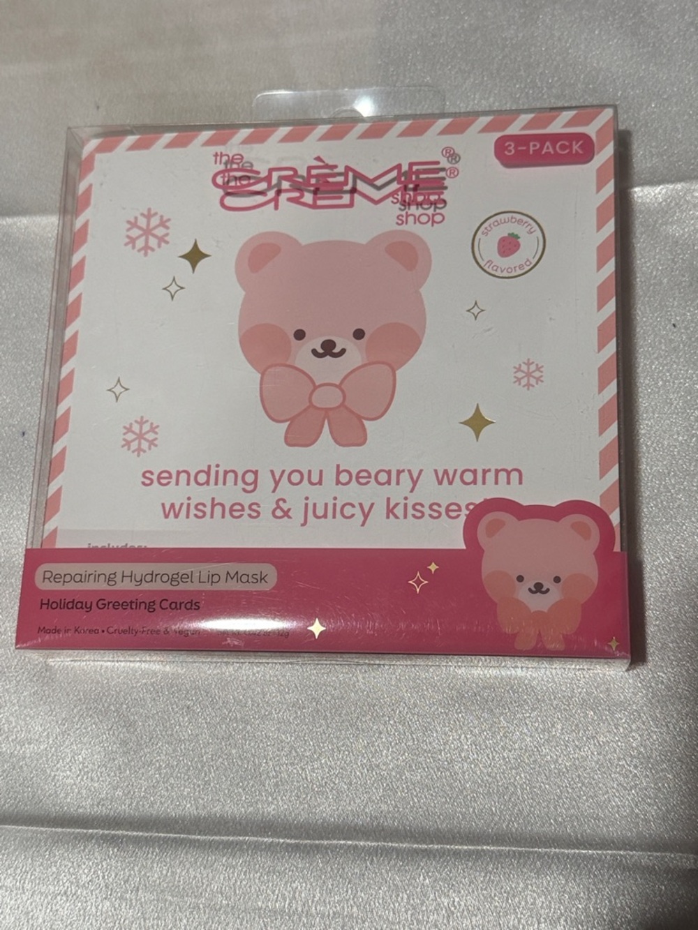 Lip mask The Creme Shop repairing hydrogel lip mask